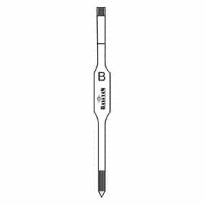 Accuracy As Per Class A Pack of 6 Capacity 7 mL Individually Serialized CHEM SCIENCE INC 123.302.07 Pipette Volumetric with One Mark 